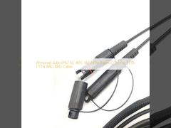 Gepanzertes Rohr IP67 SC APC SM-Faser-Patchkabel für FTTA FTTH BBU RRU-Kabel