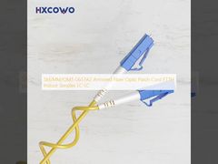 SM/MM/OM3 G657A2 Gepanzertes Glasfaser-Patchkabel FTTH Indoor Simplex LC-LC