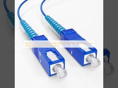 Blaues gepanzertes Glasfaser-Patchkabel SC SM 2,0 mm 3,0 mm 1 m, 2 m, 5 m, 10 m für FTTN-Netzwerk