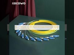 4G-kompatibler LC UPC Pigtail SM-Einmodenfaser-Pigtails 0,9 mm LSZH-Jacke