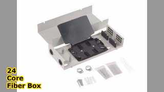 24-adrige Glasfaserbox zur Wandmontage