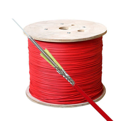 kaufen Red Indoor Flame Retardant Jacket DTS Distributed Temperature Sensing Fiber Optic Cable on-line-Fertigung