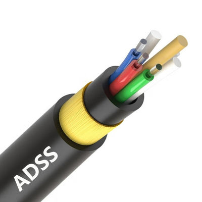 kaufen HXCOWO Luftkabel Selbsttragende Mini G652D ADSS Glasfaserkabel 2-288 Kerne Online-Herstellung