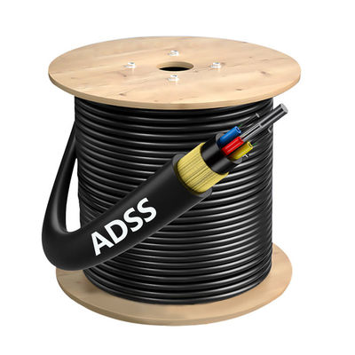 kaufen Dielektrisches ADSS-Glasfaserkabel G652D G657A1 G657A2 Außenantennen-Glasfaserkabel Online-Herstellung