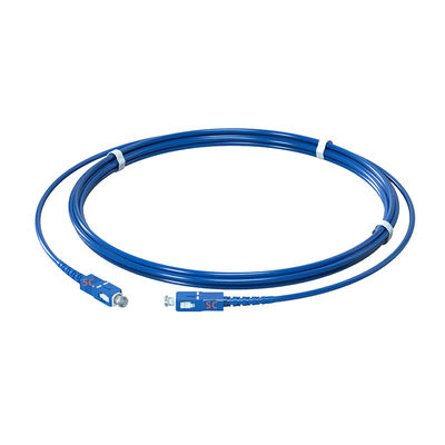 kaufen Faserart Einfaser-Ein-Modus-Panzer-Pflasterkabel SC-UPC/SC-UPC Blau 9/125um Online-Herstellung