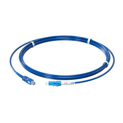 kaufen Single Mode 9/125 G652D Simplex SC/UPC-LC/UPC Armored Fiber Optic Patch Cord for Signal Transfer on-line-Fertigung