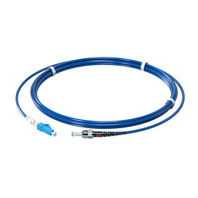kaufen SM LC/UPC to ST/UPC Simplex Armored Fiber Optic Patch Cord Easy and Quick Installation on-line-Fertigung