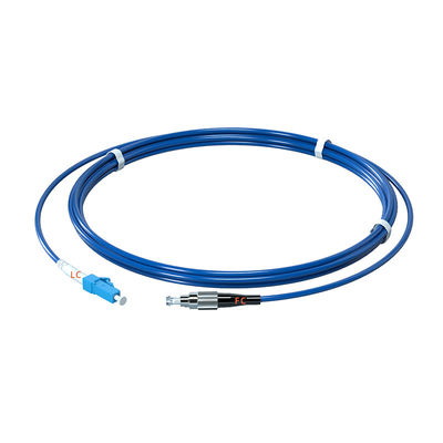 kaufen PVC Armored Fiber Optic Patch Cord LC/UPC-FC/UPC Connector Single Mode Simplex 3.0 1M-10M on-line-Fertigung