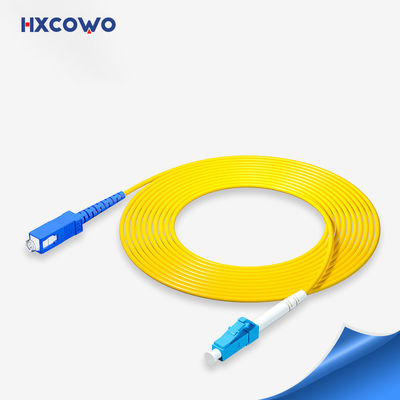 kaufen SM Gelbes, gepanzertes Glasfaser-Patchkabel HXCOWO SC/UPC-LC/UPC Online-Herstellung