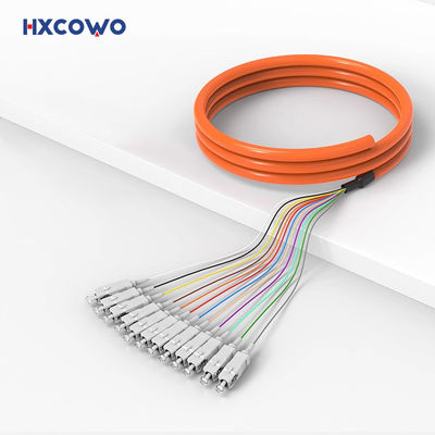 kaufen Orange Telecommunication Fiber Optic Pigtail SC APC OM1 OM2 OM3 FTTH CATV on-line-Fertigung