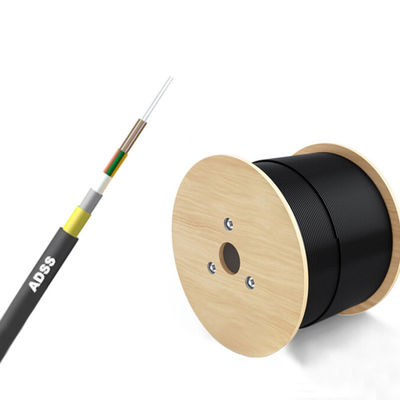 kaufen Black ADSS Fiber Optic Cable Multi Mode For High Speed Data Transmission on-line-Fertigung