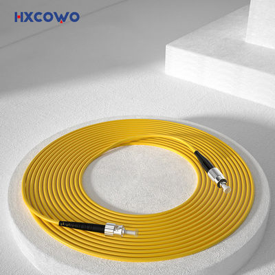 kaufen HXCOWO Single Mode 9/125 OS2 FC To ST Simplex OFNR 2.0mm Armored Fiber Optic Cable Patch on-line-Fertigung
