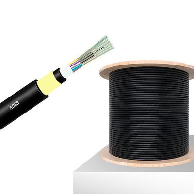 kaufen Single Mode ADSS Fiber Cable G657A Outdoor Self Supporting Aerial Fiber Cable on-line-Fertigung