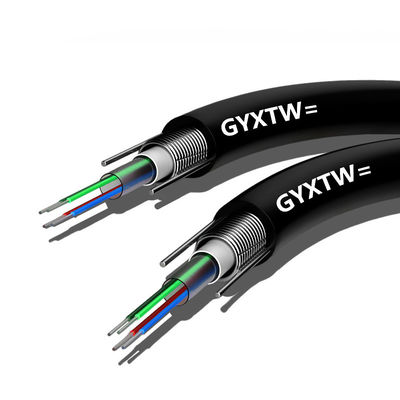 kaufen Black Outdoor Armored Fiber Optic Cable G652D Duct Optical Fiber Cable on-line-Fertigung