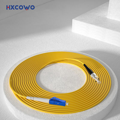 kaufen HXCOWO SM SX G657A2 LC/UPC-FC 2 3mm LSZH Armored Fiber Optic Cable Patch for Wifi Network on-line-Fertigung