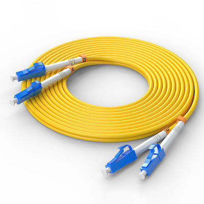 kaufen Einzelmodus-LC/UPC-LC/UPC FTTH-Duplex-Faseroptikkabelpatch für maßgeschneiderte Farben Online-Herstellung
