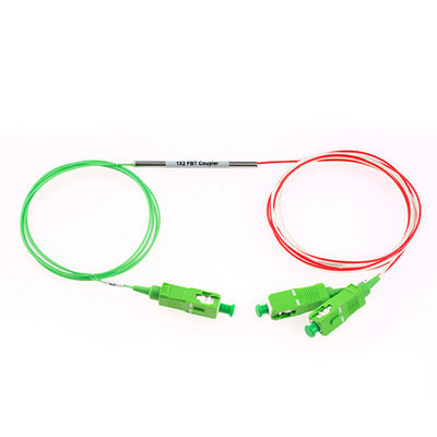 kaufen FTTH FTTX HX 1x2 PLC Splitter LC SC ST FC 1260nm-1650nm Fiber Optic Cable Splitter on-line-Fertigung