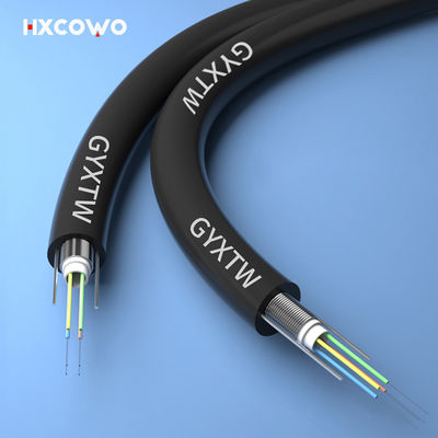 kaufen GYXTW Armoured Fiber Optic Cable HXCOWO Singlemode Self Supporting on-line-Fertigung