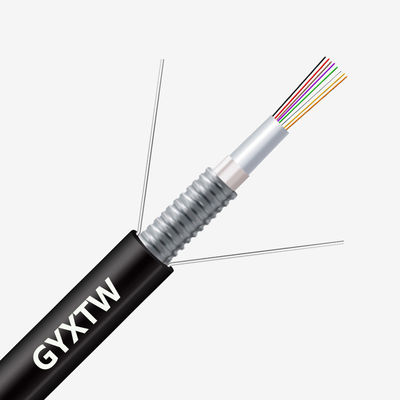 kaufen Custom Length HXCOWO GYXTW G652D 2/4/6/8/12/24/24/48/96 Core Armoured Fiber Optic Cable on-line-Fertigung