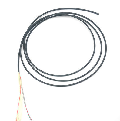 kaufen SM G657A2 Indoor Armored Fiber Optic Cable Tight Duplex LSZH Black Anti Rodent on-line-Fertigung