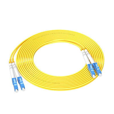 kaufen Gewohnheitsfaserkabelpatch 3m LC-LC 2core 3,0mm bei HXCOWO Wellenlänge 850nm/1310nm/1550nm Online-Herstellung