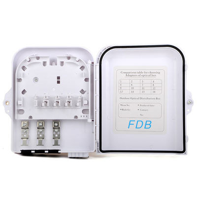 kaufen ABS 4Core 8Core 12Core 24Core 48Core Fiber Optic Splitter Terminal Box 12 Monate Online-Herstellung