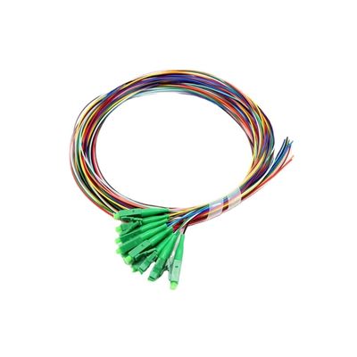 kaufen angepasste LC-Faser-Pigtails 0,9 mm 2 mm 3 mm Kabeldurchmesser Patch Cord Pigtail Online-Herstellung
