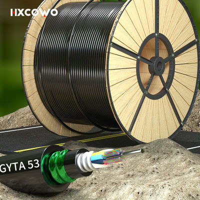 kaufen G652D/G657A1/G657A2 Fiber Optic Cable GYTA53 6-288 Core for Telecom Comunication on-line-Fertigung