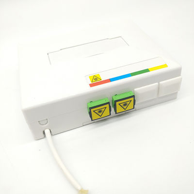 kaufen 2 Ports Fiber Optic Terminal Box 10 FTTH Access Indoor Fiber Termination Box on-line-Fertigung