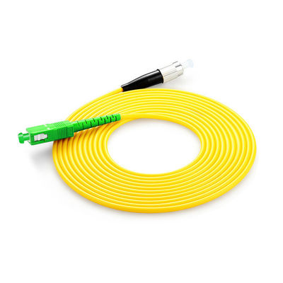 kaufen PVC LSZH Fiber Optic Cable Patch SC FC LC ST Connector Type HXCOWO G652D G657A APC UPC on-line-Fertigung