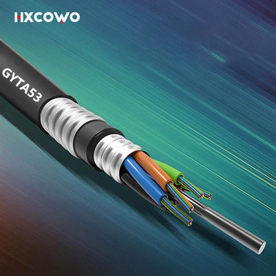 kaufen HDPE Jacket Fibre Optic Cable Armoured RoHS Outdoor Rated Fiber Optic Cable on-line-Fertigung