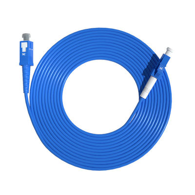 kaufen HXCOWO Waterproof Single Mode Simplex 9/125 3.0mm SC-LC Armored Fiber Optic Cable Patch on-line-Fertigung