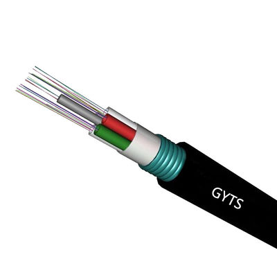 kaufen HXCOWO Steel Armoured Fibre Optic Cable Aerial Duct 6 12 24 48 96 144 Core GYTS on-line-Fertigung