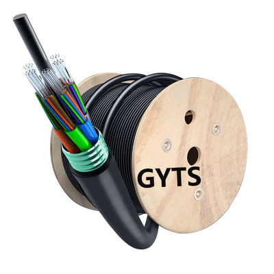 kaufen GYTS 24 48Cores Outdoor SM Direct Burial Armored Fiber Optic Cable For Stable Network on-line-Fertigung