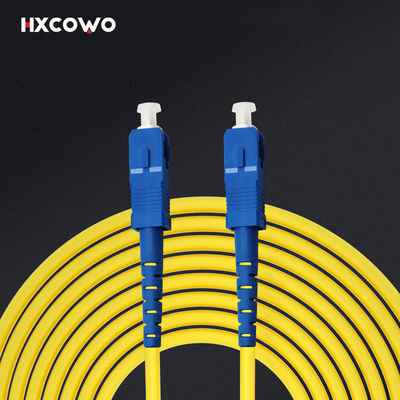 kaufen FTTH Armored Fiber Optic Patch Cable G652D G657A1 G657A2 HXCOWO SC SC UPC APC on-line-Fertigung