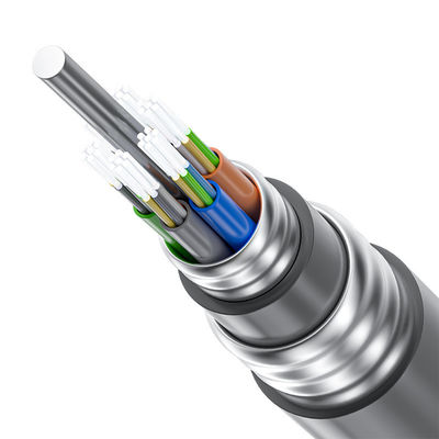 kaufen GYTA53/GYTA/GYTS Black Outdoor Fiber Optic Cable For Underground Direct Buried Duct on-line-Fertigung