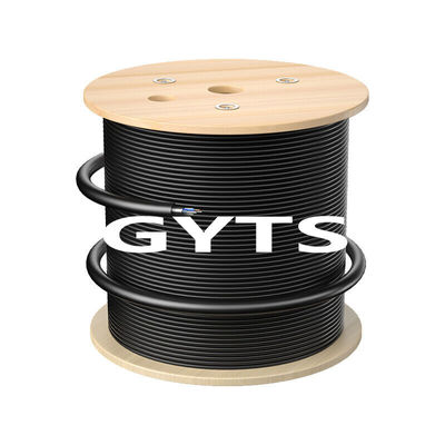 kaufen GYTS GYTA 12 24 48 96 Core Fiber Optic Cable Black Outdoor Armored Cable on-line-Fertigung