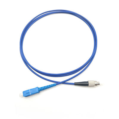 kaufen Blaues SS-Singlemode-Glasfaser-Patchkabel G625D, vorkonfektioniertes Glasfaserkabel Online-Herstellung