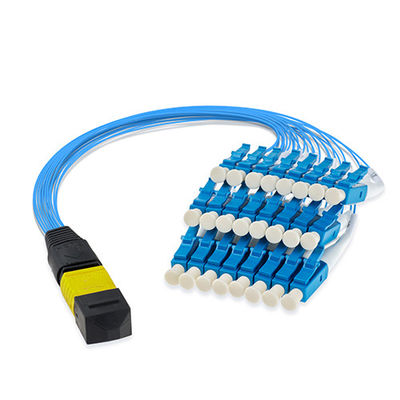 kaufen Netzwerklösung 72 Fasern OM4 50/125 Multimode MPO Trunkkabel mit individueller Länge Online-Herstellung