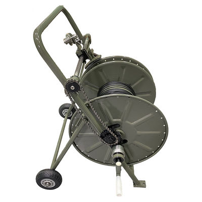 kaufen LSZH Tactical Fiber Optic Cable Reel ROHS ISO Enhanced FTTx Connectivity on-line-Fertigung