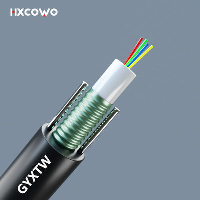 kaufen Outdoor Armored GYXTW Fiber Optic Cable 2-288 Cores G652D/G657A1/G657A2 Fiber Type Custom Length on-line-Fertigung