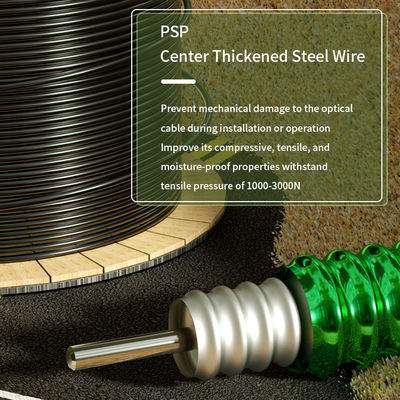 kaufen Gepanzerte Außenfaserkabel mit benutzerdefinierter Länge Numerische Öffnung 0200±0015NA bietet Schutz vor Umweltgefahren on-line-Fertigung