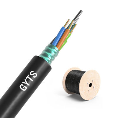 kaufen Customized Cores Outdoor Armored Fiber Optic Cable with OM1-OM4 Fiber and Temperature Resistance (-40°C to +70°C) on-line-Fertigung