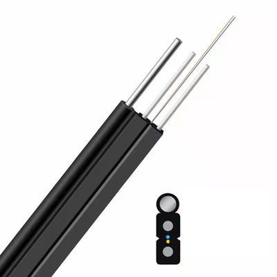1F Customized Color Figure 8 Self-supporting Bow-type GJYXCH FTTH Flat Drop Outdoor Fiber Optic Cable