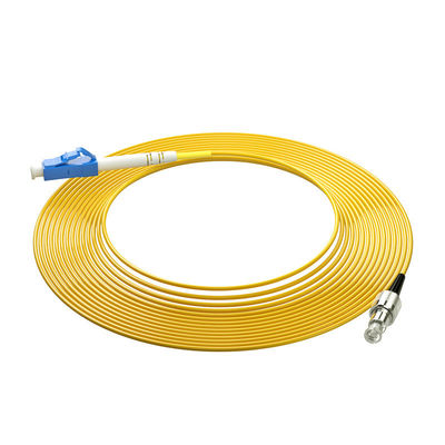 FTTH-FTTxFTTB-Netzwerk angepasste Farben 2.0mm OS2 Single Mode Coupler Glasfaserkabel mit LC/UPC-FC-Anschlüssen