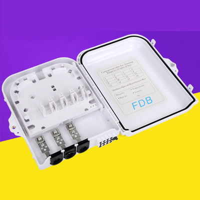 PC/ABS 8 Core Optical Fiber Terminal Box Wall Mounted Outdoor Fiber Termination Box