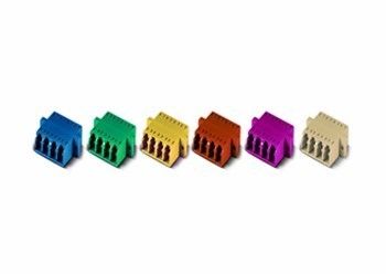 Green Purple LC Fiber Optic Adaptor Fiber Optic Cable Adapter